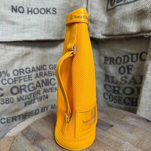 Veuve Clicquot Brut NEW Champagne Ice Jacket Orange Zip Carrier w/ Handle 750mL